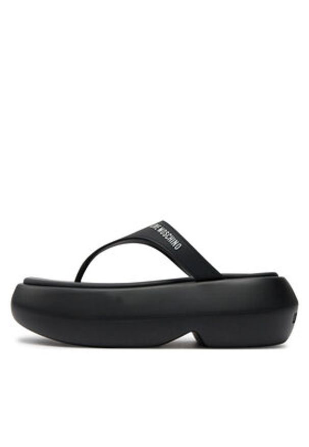 Love Moschino - LOVE MOSCHINO Japonki JA28097I0II39000 Czarny. Kolor: czarny