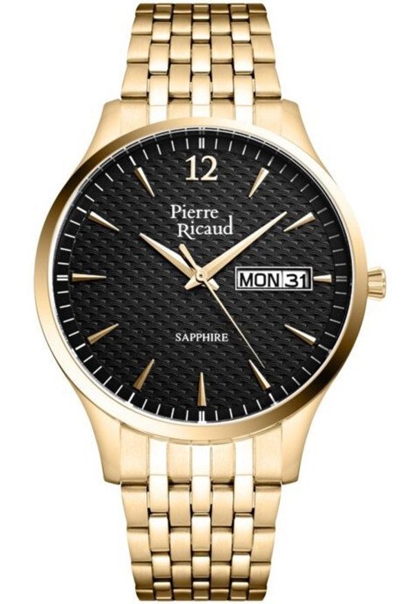 Zegarek męski Pierre Ricaud P91093.1154Q złoty. Kolor: złoty
