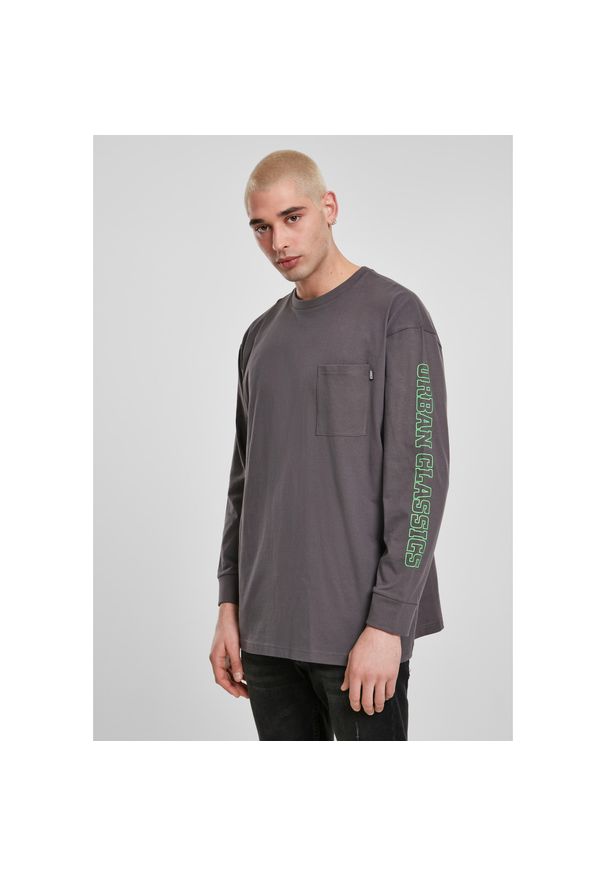 Urban Classics - Bluza Urban Classic neon logo boxy pocket. Kolor: czarny