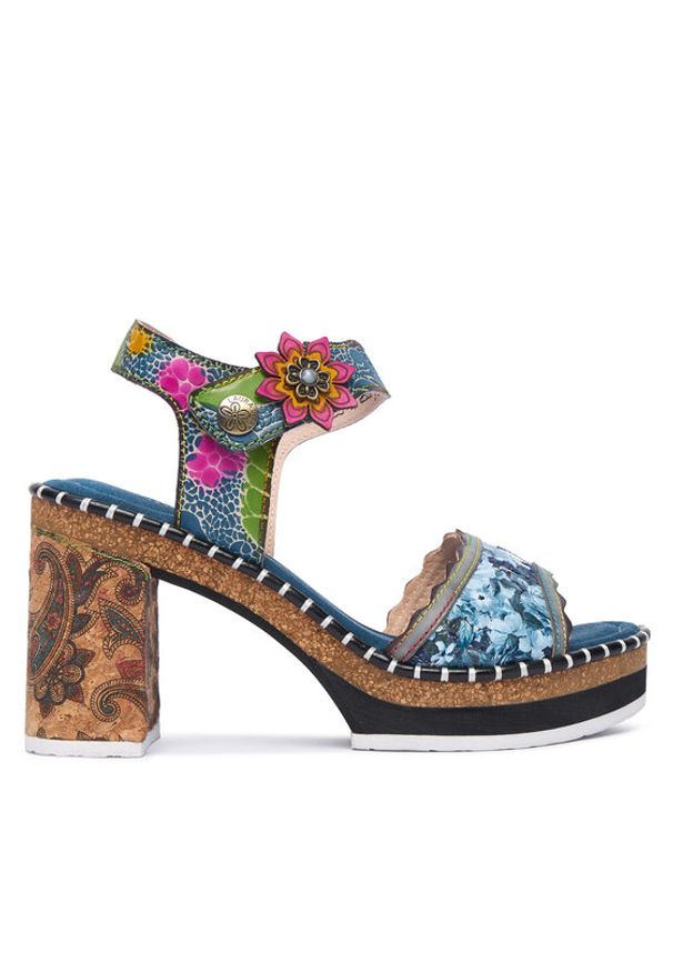 Laura Vita Sandały Naomio 15 Niebieski. Kolor: niebieski. Materiał: skóra