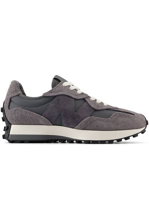 Buty unisex New Balance U327WTG – szare. Okazja: na co dzień. Kolor: szary. Materiał: skóra, guma, materiał. Szerokość cholewki: normalna