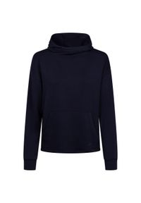 TRESPASS - Bluza Z Kapturem Damska Sportowa Grayling. Typ kołnierza: kaptur. Kolor: niebieski. Styl: sportowy. Sport: turystyka piesza #1