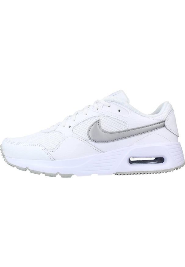 Buty do chodzenia Nike Air Max SC. Zapięcie: sznurówki. Kolor: biały, wielokolorowy, beżowy. Materiał: materiał, syntetyk, tkanina. Szerokość cholewki: normalna. Model: Nike Air Max. Sport: turystyka piesza