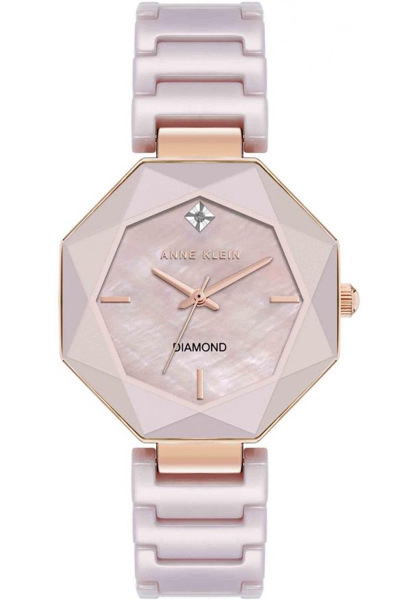 Zegarek damski Anne Klein AK-5064RGMV różowy. Kolor: różowy