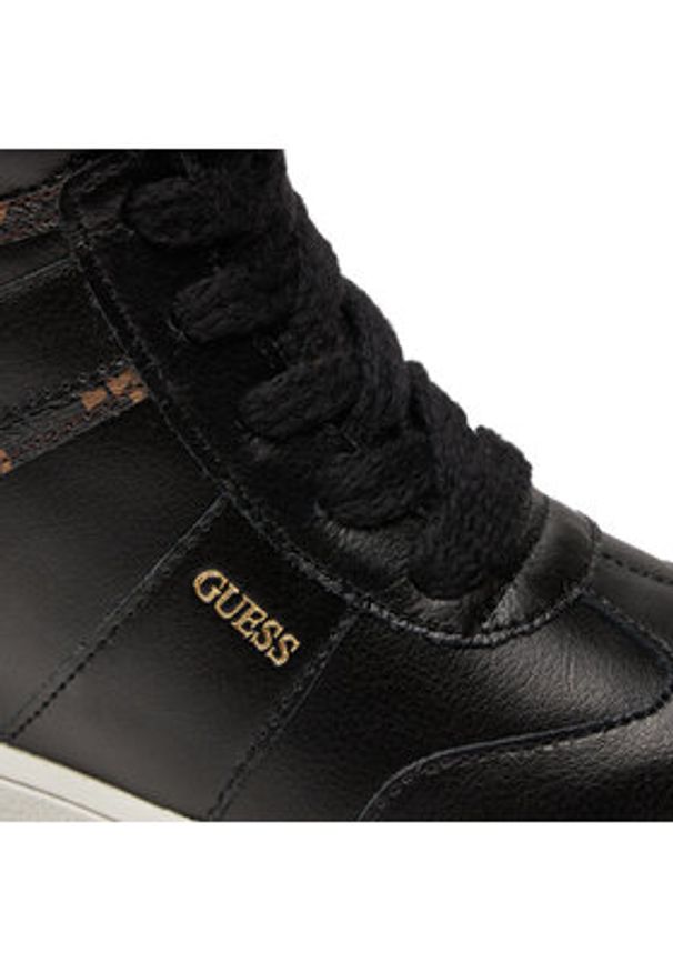 Guess Sneakersy Morens FL7MRN FAL12 Czarny. Kolor: czarny. Materiał: skóra