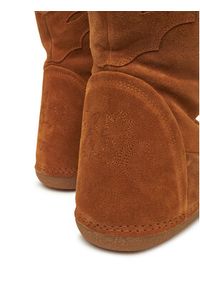 Inuikii Botki Cowboy Emboidery 1002.024.0031 Beżowy. Kolor: beżowy. Materiał: zamsz, skóra #3