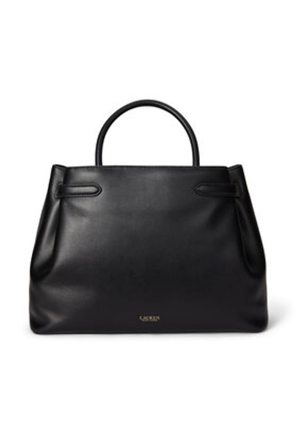 Lauren Ralph Lauren - LAUREN RALPH LAUREN Torebka 431P03417002 Czarny. Kolor: czarny. Materiał: skórzane