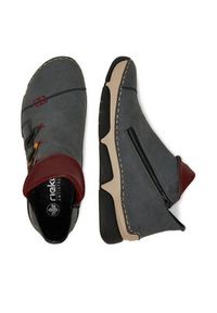 Rieker Półbuty 45983-14 Szary. Kolor: szary. Materiał: syntetyk, materiał #4