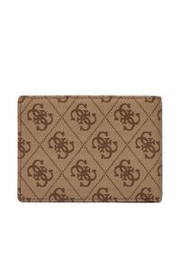 Guess Duży Portfel Męski SMMALL LEA27 Brązowy. Kolor: brązowy. Materiał: skóra
