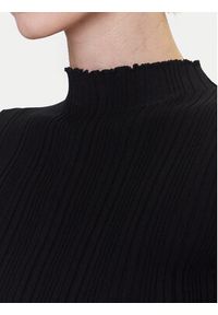 Hugo - HUGO Sweter Sarphapilk 50542598 Czarny Slim Fit. Kolor: czarny. Materiał: wiskoza #5