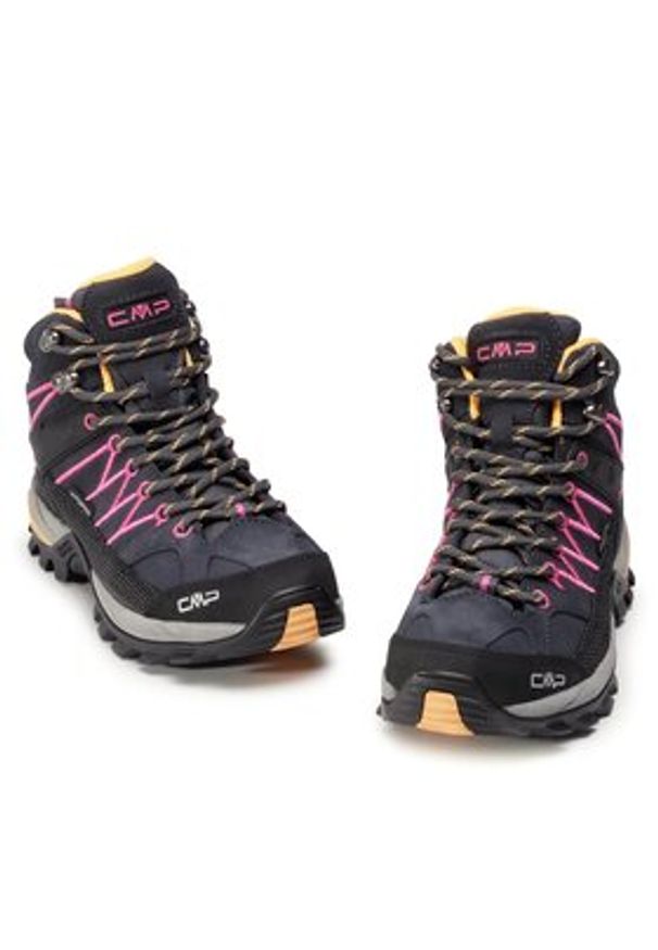 CMP Trekkingi Rigel Mid Wmn Trekking Shoe Wp 3Q12946 Szary. Kolor: szary. Materiał: zamsz, skóra