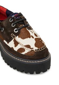 Tommy Jeans Półbuty Archive '01 Calf Hair EN0EN03004 Brązowy. Kolor: brązowy. Materiał: skóra, zamsz #5