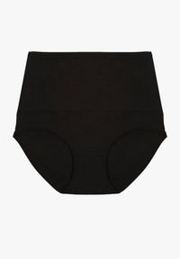 Renee - Czarne Modelujące Majtki z Bawełny High Waist Nilionea. Stan: podwyższony. Kolor: czarny. Materiał: bawełna