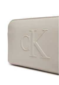 Calvin Klein Jeans Torebka Sculpted Ew Camera Bag20 LV04K3036G Écru. Materiał: skórzane #3
