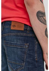 Lee Cooper Szorty jeansowe męskie. Okazja: na co dzień. Kolor: niebieski. Materiał: jeans. Styl: casual #2