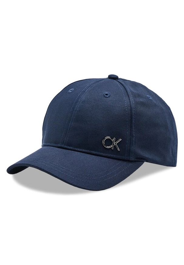 Calvin Klein Czapka z daszkiem K50K510342 Granatowy. Kolor: niebieski. Materiał: materiał, bawełna