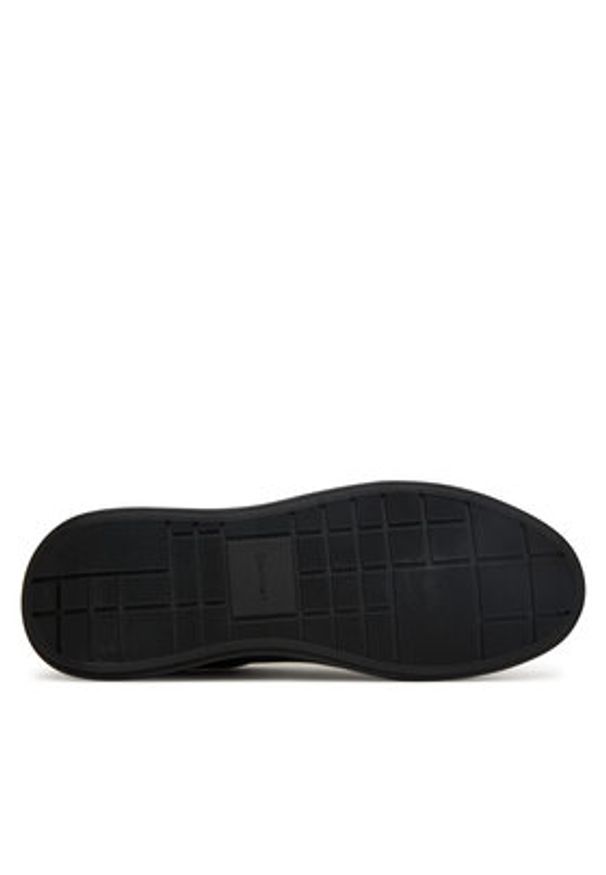 Calvin Klein Sneakersy Chunky Cupsole Laceup Lth YM0YM01344 Czarny. Kolor: czarny. Materiał: skóra