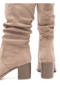 Jenny Fairy Kozaki WS14438-02 Beżowy. Kolor: beżowy. Materiał: materiał #3