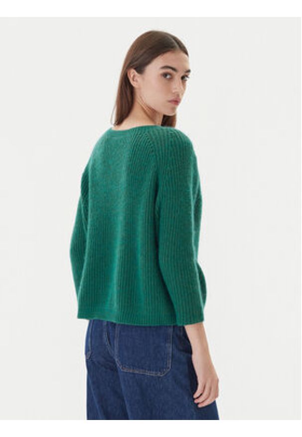 Weekend Max Mara Sweter Xeno 2525366102 Zielony Relaxed Fit. Kolor: zielony. Materiał: syntetyk
