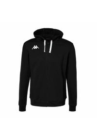 Bluza z kapturem Kappa Banto. Typ kołnierza: kaptur. Kolor: czarny. Sport: fitness