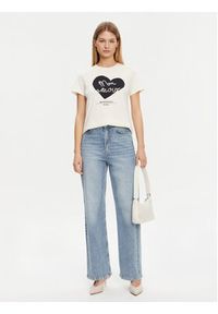Weekend Max Mara T-Shirt Vello 2515971051 Écru Regular Fit. Kolor: kremowy. Materiał: bawełna #5