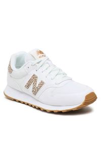 Buty do chodzenia damskie New Balance 500. Zapięcie: sznurówki. Kolor: biały. Materiał: materiał. Szerokość cholewki: normalna. Sport: turystyka piesza #1