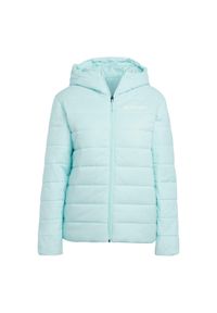 Adidas - Damska kurtka z kapturem adidas Terrex Multi Essentials 2. Typ kołnierza: kaptur. Kolor: niebieski. Materiał: puch. Sport: turystyka piesza #1