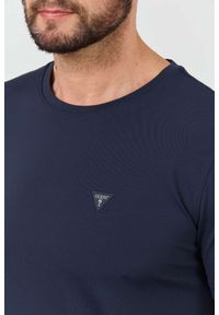 Guess - GUESS Granatowy męski t-shirt New Tech Str T, Rozmiar XL. Kolor: niebieski #3