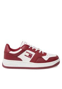 Tommy Jeans Sneakersy Tjw Retro Basket Leather EN0EN02532 Czerwony. Kolor: czerwony. Materiał: skóra #1
