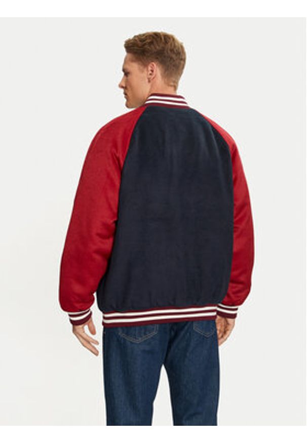 Tommy Jeans Kurtka bomber DM0DM19631 Granatowy Regular Fit. Kolor: niebieski. Materiał: syntetyk