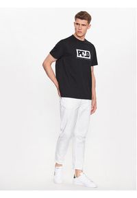 Polo Ralph Lauren T-Shirt 710909594006 Czarny Regular Fit. Typ kołnierza: polo. Kolor: czarny. Materiał: bawełna #6