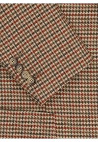 Pako Lorente - PAKO LORENTE - Beżowa marynarka w pepitkę. Okazja: na co dzień. Kolor: beżowy. Materiał: poliester, wiskoza, elastan. Sezon: jesień. Styl: casual #3