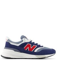 Buty New Balance U997REA - granatowe. Okazja: na co dzień. Kolor: niebieski. Materiał: skóra, syntetyk, guma, materiał. Szerokość cholewki: normalna