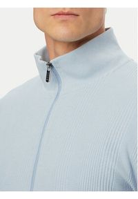 BOSS Bluza Structure 50559332 Niebieski jasny Regular Fit. Kolor: niebieski. Materiał: syntetyk #3