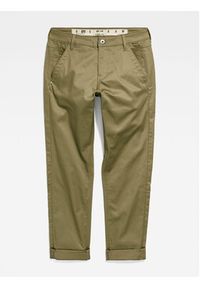 G-Star RAW - G-Star Raw Chinosy D22539-C072-B212 Zielony Boyfriend Fit. Kolor: zielony. Materiał: bawełna