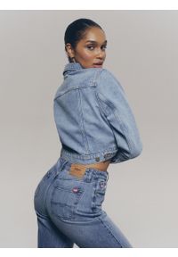 Big-Star - Jeansy damskie mom jeans z kolekcji Authentic niebieskie Silla 363. Stan: podwyższony. Kolor: niebieski. Styl: elegancki #8