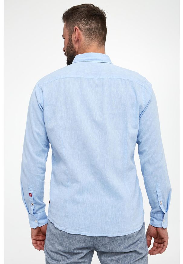 JOOP! Jeans - Koszula męska lniana Hanson JOOP! JEANS. Materiał: len