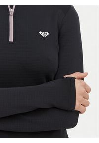 Roxy Koszulka techniczna Waves Of Warmth Tech Top ERJFT05033 Czarny Regular Fit. Kolor: czarny. Materiał: syntetyk #4