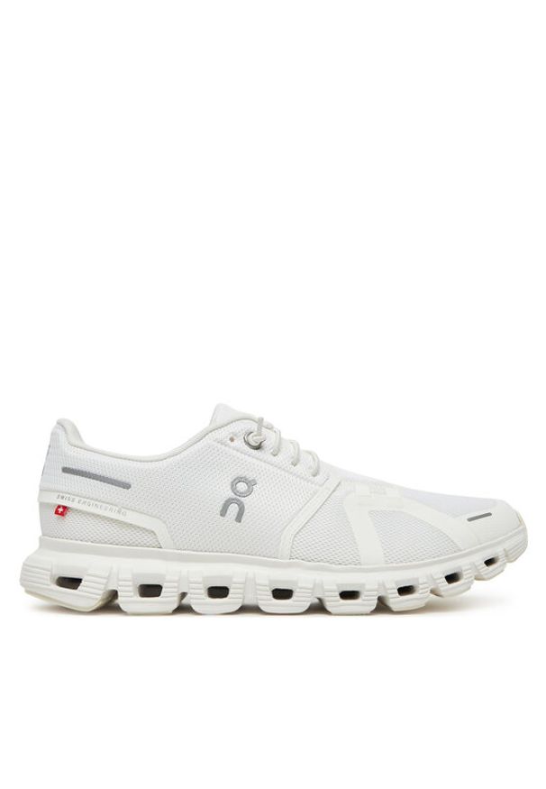 On Sneakersy Cloud 6 3WF10061200 Biały. Kolor: biały. Materiał: materiał