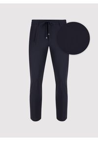 Pako Lorente - PAKO LORENTE – Spodnie garniturowe w kolorze granatowym. Kolor: niebieski. Materiał: elastan, poliamid. Wzór: gładki #2