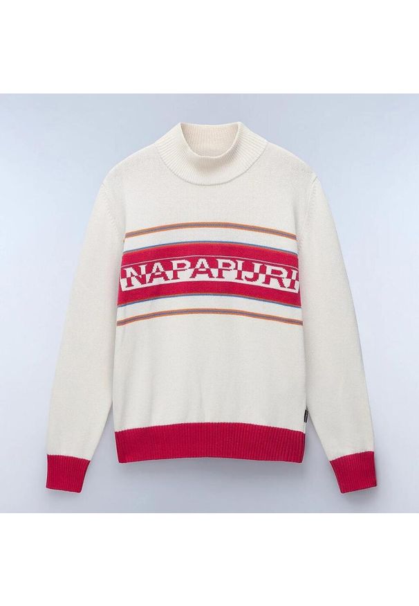 Napapijri Model Sardona Kolor Biały. Kolor: biały. Materiał: tkanina. Styl: sportowy