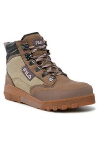 Fila Trapery Grunge Ii Cvs Mid Wmn FFW0365.73075 Beżowy. Kolor: beżowy. Materiał: skóra, nubuk #4