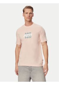 BOSS T-Shirt Bass 50561850 Różowy Regular Fit. Kolor: różowy. Materiał: bawełna #1