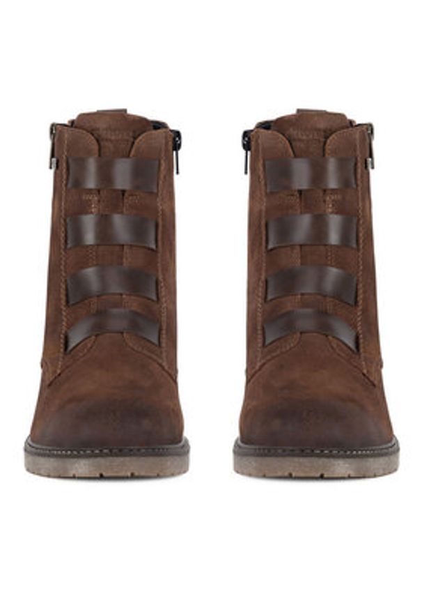 Remonte Botki D1A76-20 Brązowy. Kolor: brązowy. Materiał: skóra