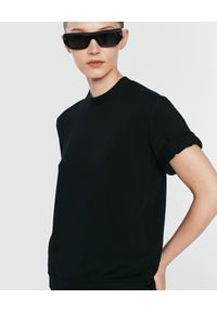 ANIA KUCZYŃSKA - Bawełniany t-shirt Franca. Kolor: czarny. Materiał: bawełna. Styl: klasyczny #3