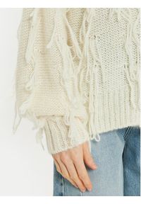 ViCOLO Kardigan 33034S Écru Relaxed Fit. Kolor: kremowy. Materiał: syntetyk #3