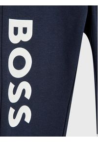 BOSS - Boss Spodnie dresowe J24828 S Granatowy Regular Fit. Kolor: niebieski. Materiał: bawełna #3