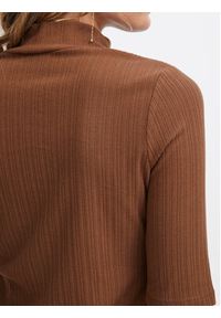 Fransa Bluzka 20612503 Brązowy Regular Fit. Kolor: brązowy. Materiał: syntetyk