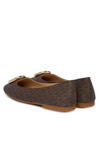 MICHAEL Michael Kors Baleriny Milan Flex Ballet 40F5MLFP1B Brązowy. Kolor: brązowy. Materiał: skóra #6