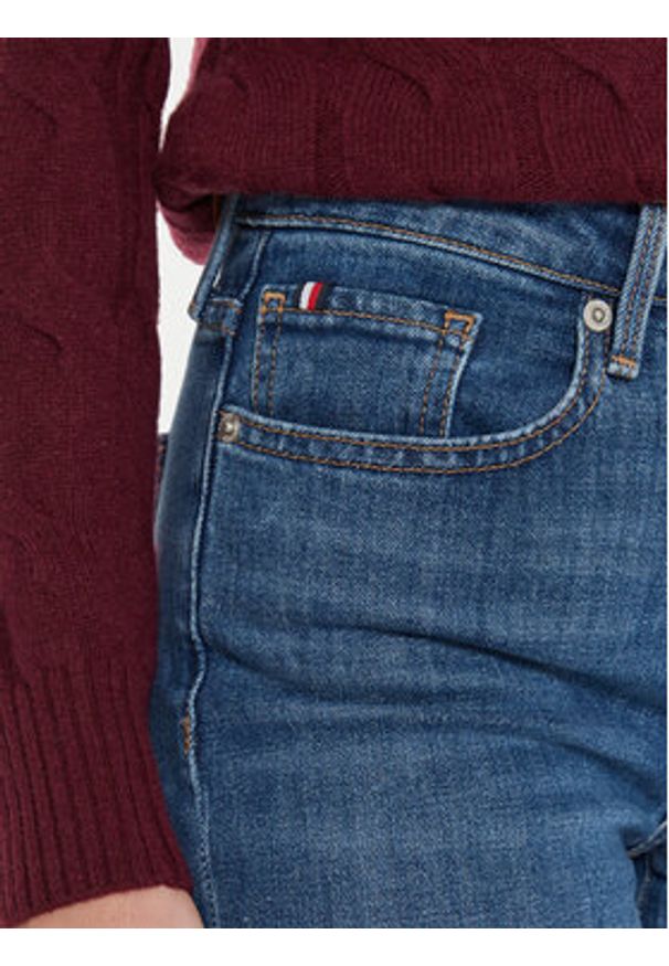 TOMMY HILFIGER - Tommy Hilfiger Jeansy WW0WW45009 Niebieski Bootcut Fit. Kolor: niebieski